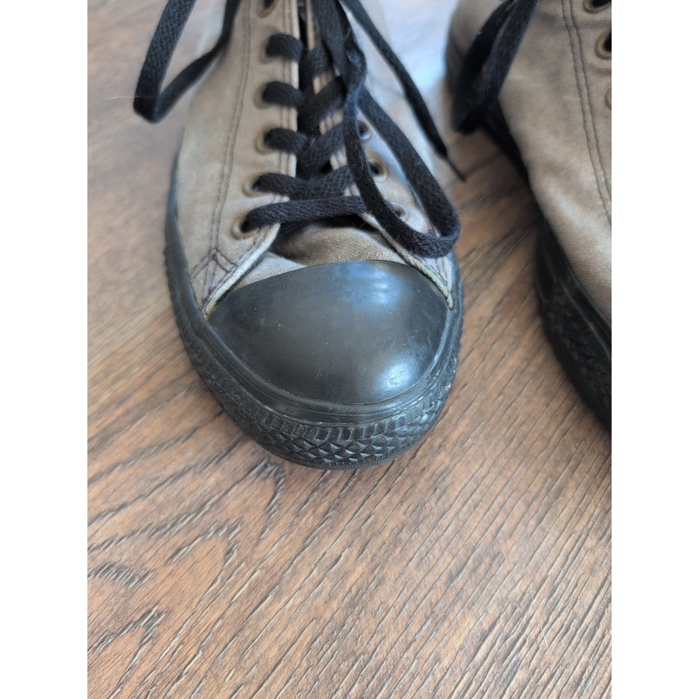 Converse Chuck Taylor All Star Sz 11  Low Top Canvas Denim Grey/Black Studs - Picture 4 of 16